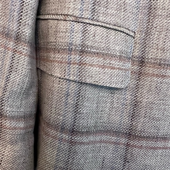 Men's Gray Plaid Blazer by Canali - Picture 5 of 7